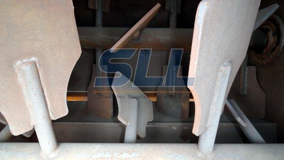 18.5kw 380v ξεραίνουν το δίδυμο υλικό χάλυβα αναμικτών κουπιών άξονων μηχανών αναμικτών κονιάματος προμηθευτής